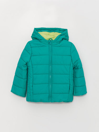 Hooded Long Sleeve Baby Boy Puffer Coat