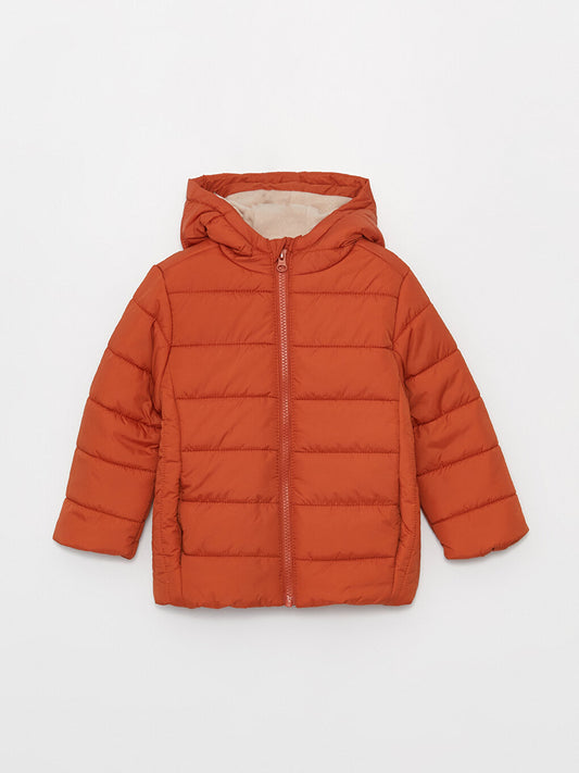 Hooded Long Sleeve Baby Boy Puffer Coat