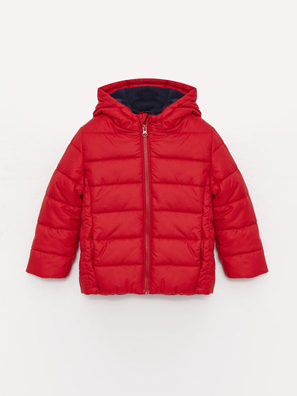 Hooded Long Sleeve Baby Boy Puffer Coat