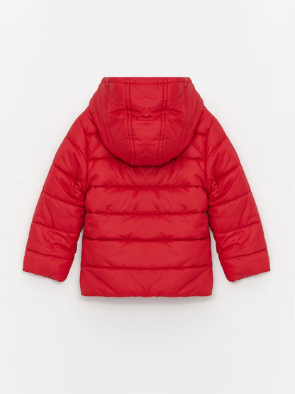 Hooded Long Sleeve Baby Boy Puffer Coat