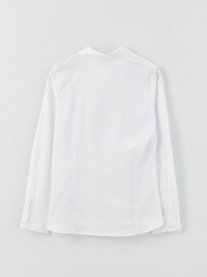 Basic Long Sleeve Girl's Shirt