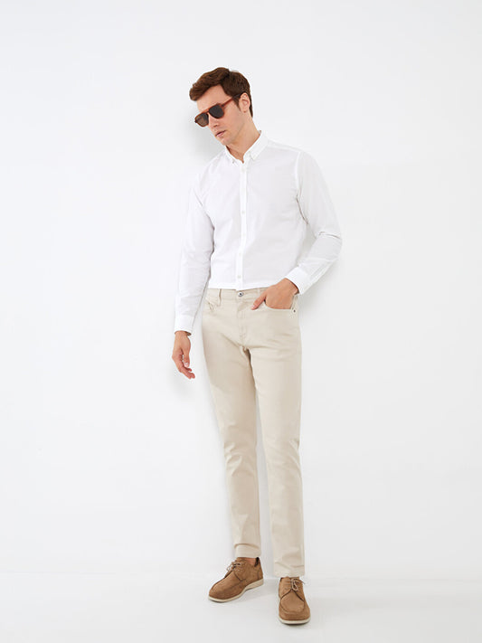 Slim Fit Men's Chino Trousers