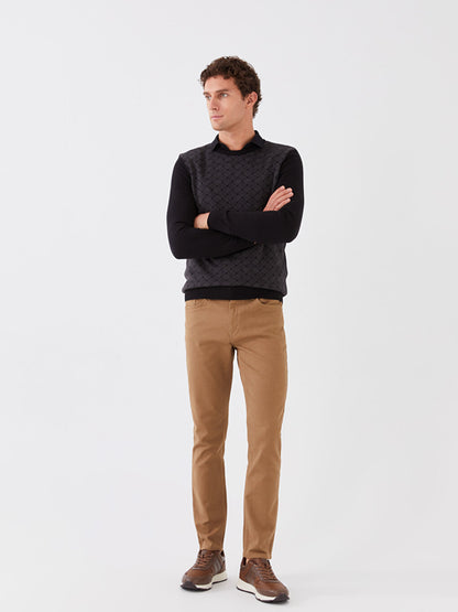 Slim Fit Men's Chino Trousers