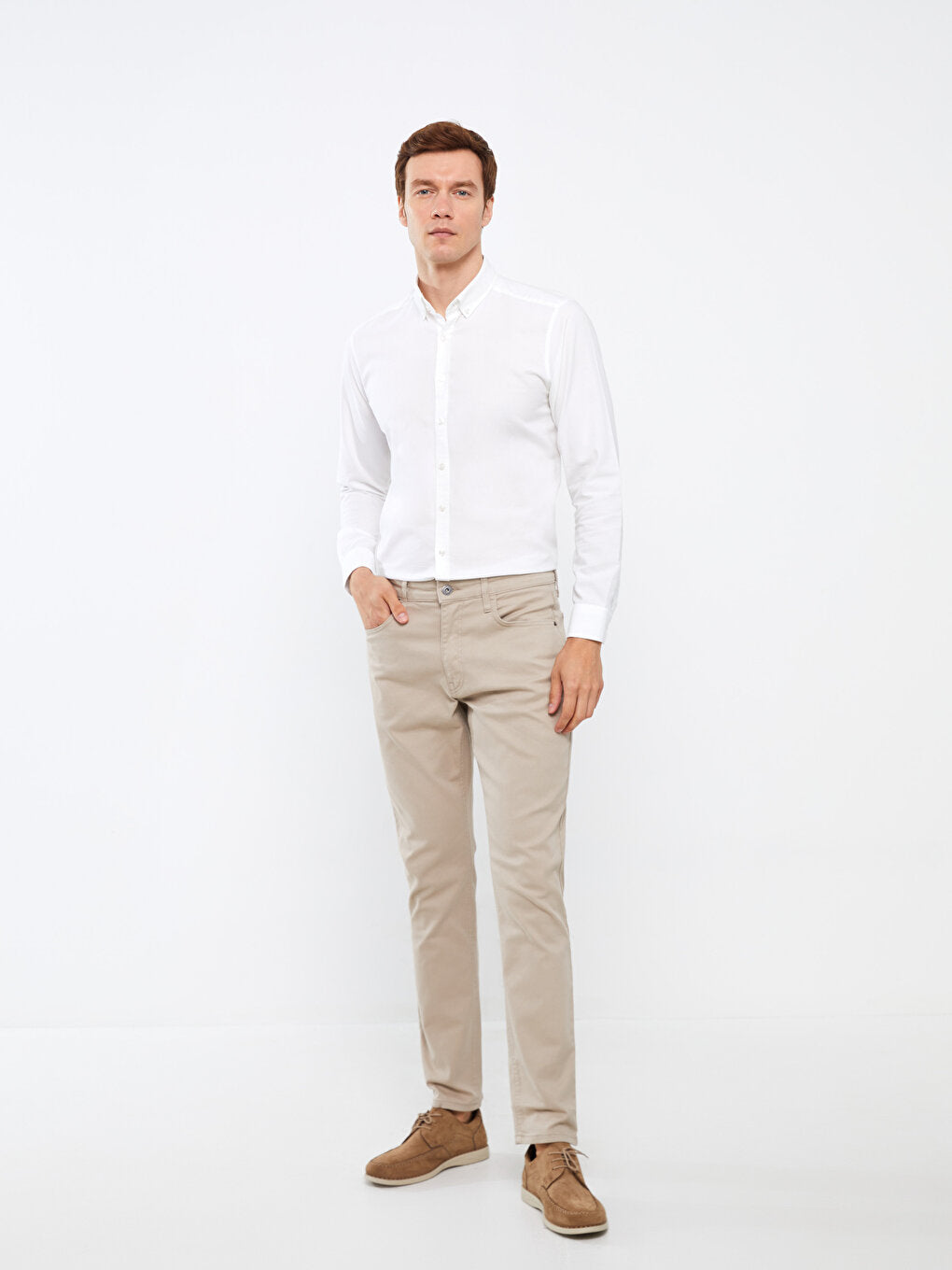 Slim Fit Men's Chino Trousers