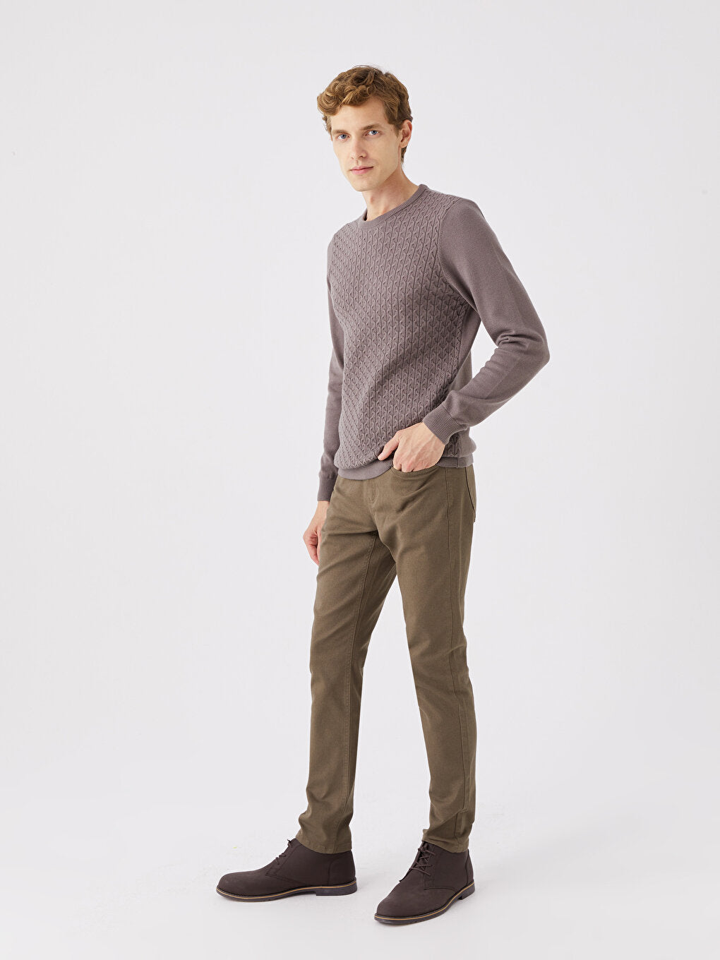 Slim Fit Men's Chino Trousers