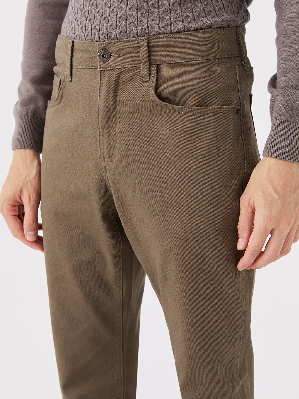 Slim Fit Men's Chino Trousers