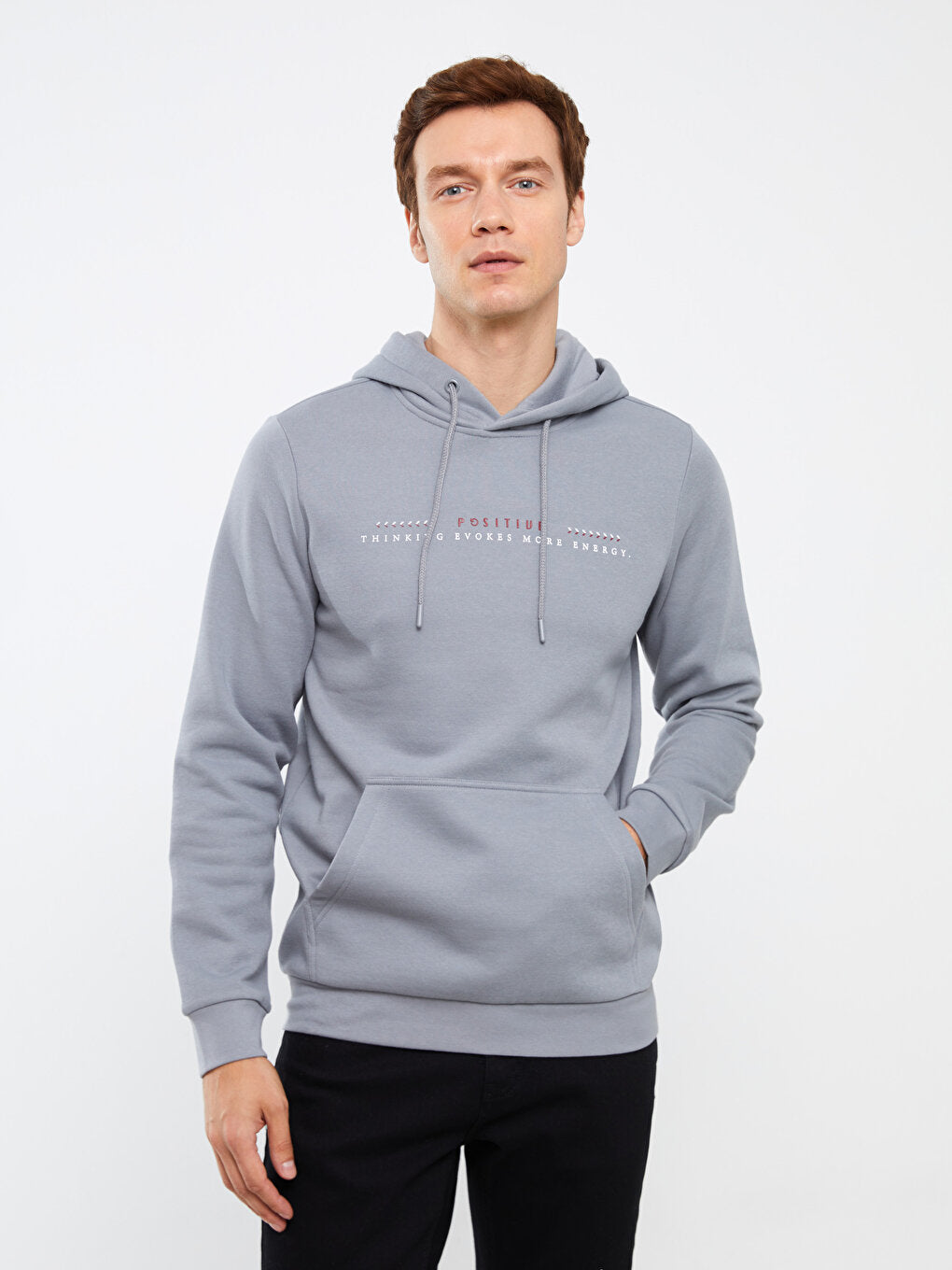 Long Sleeve Printed Men's Hoodie