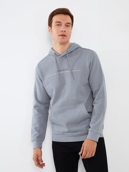 Long Sleeve Printed Men's Hoodie