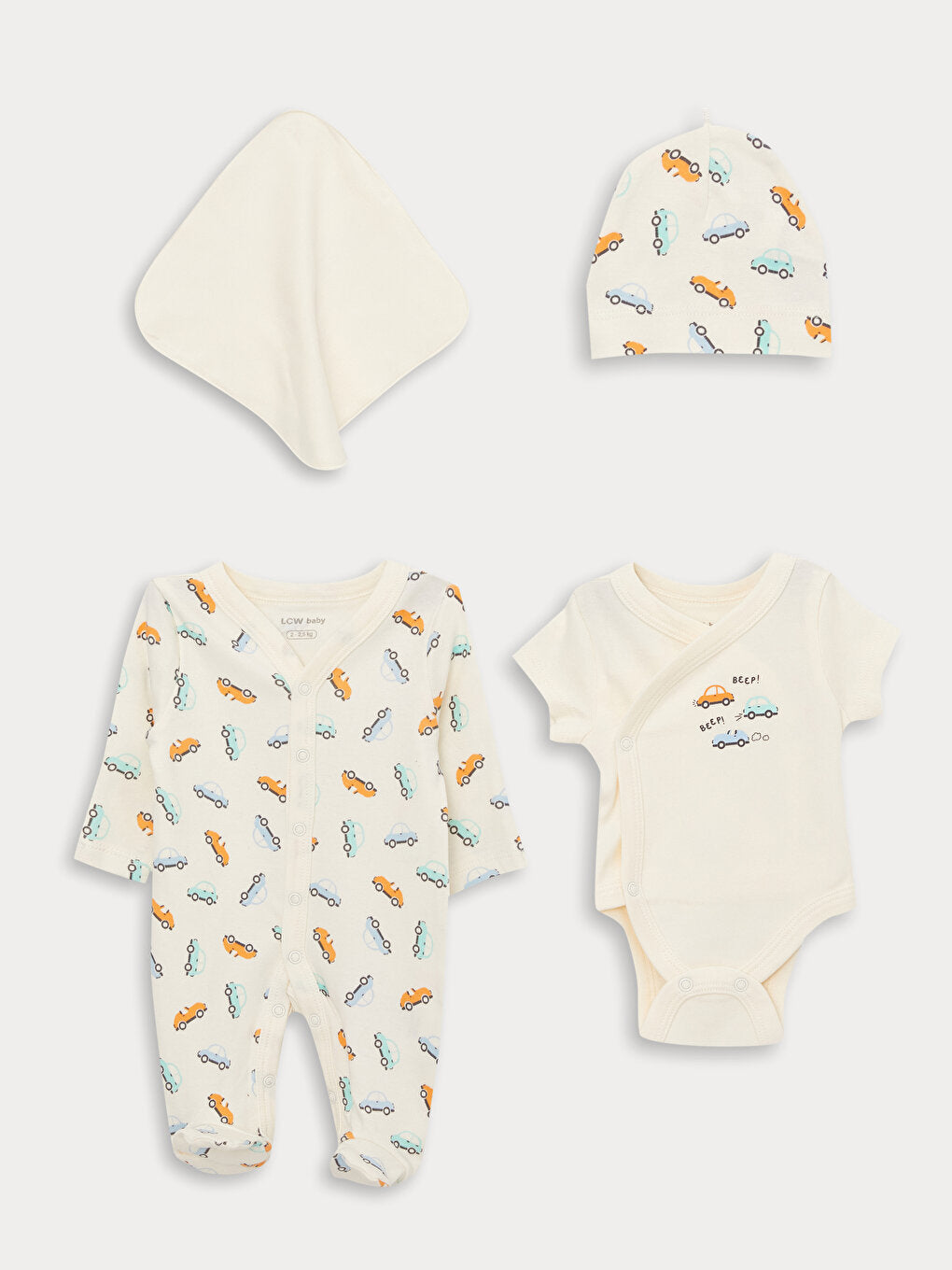 Baby Boy Premature Hospital Discharge Set 4-pack