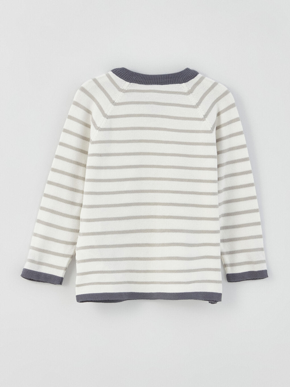 Crew Neck Striped Baby Boy Knitwear Sweater