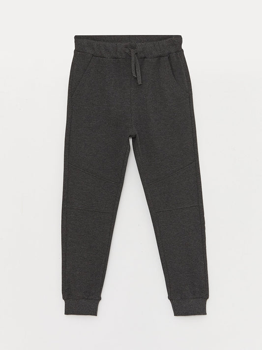 Basic Boy's Jogger Sweatpants with Elastic Waist