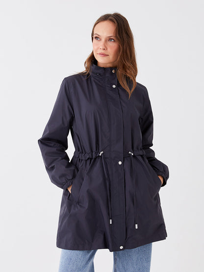 Women's Hooded Plain Raincoat