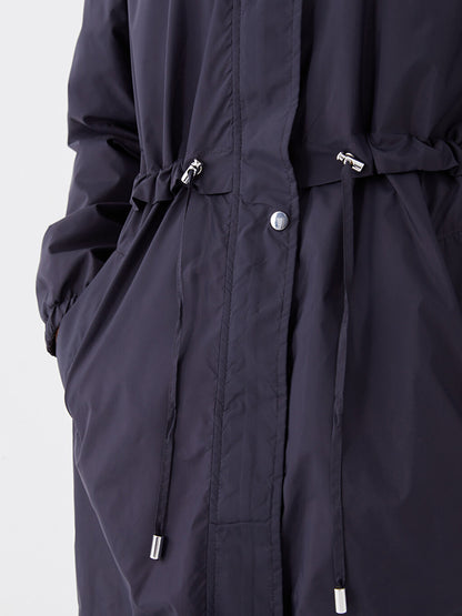 Women's Hooded Plain Raincoat