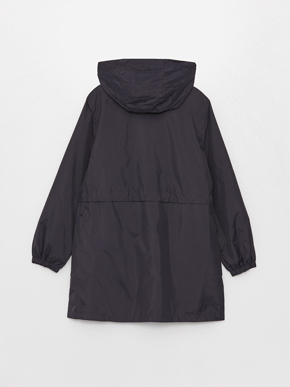 Women's Hooded Plain Raincoat