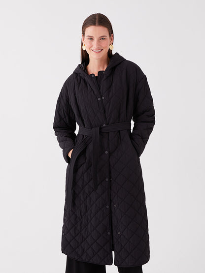 Hooded Quilted Women's Puffer Coat