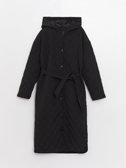 Hooded Quilted Women's Puffer Coat