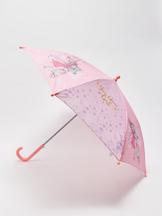 Printed Girl's Umbrella