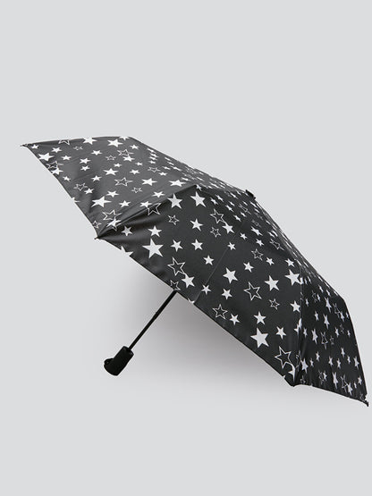 Star Printed Women's Umbrella