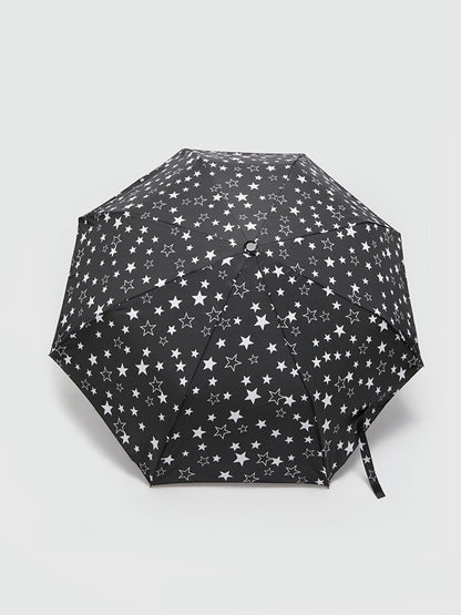 Star Printed Women's Umbrella