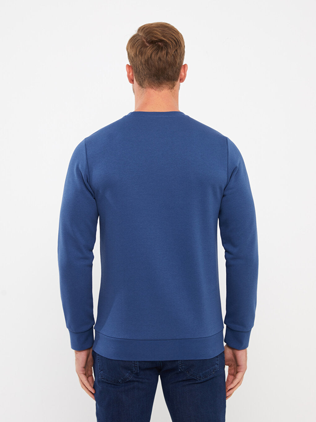 Crew Neck Long Sleeve Men's Sweatshirt