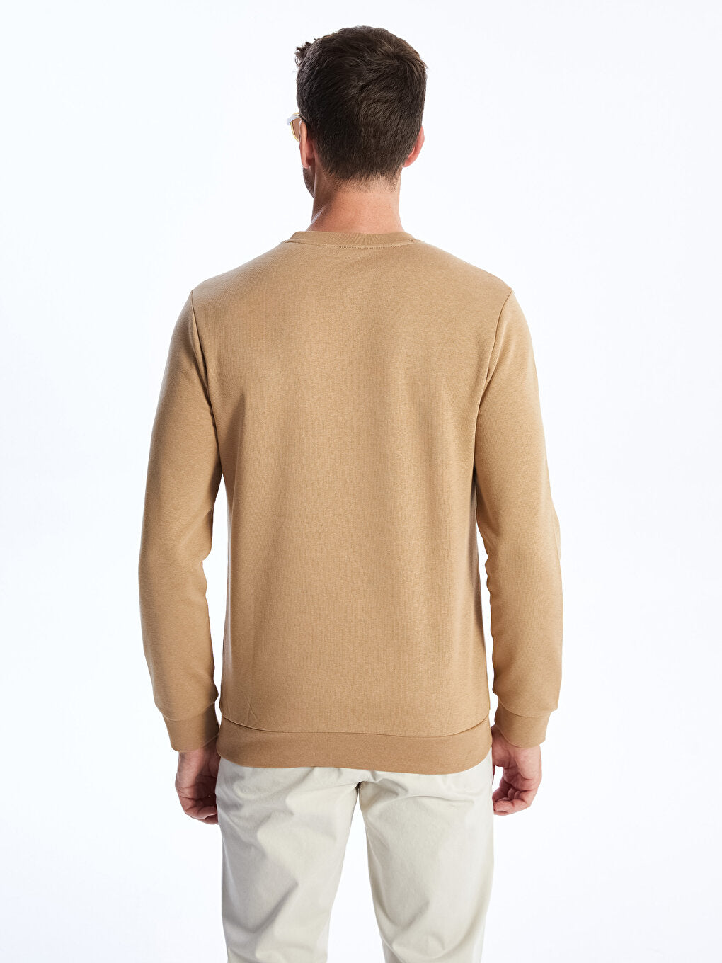 Crew Neck Long Sleeve Men's Sweatshirt