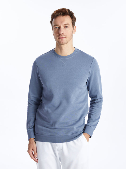 Crew Neck Long Sleeve Men's Sweatshirt