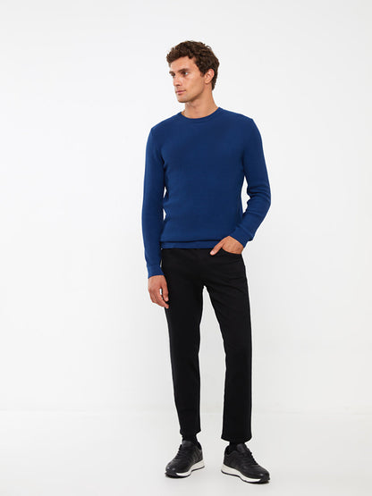 Turtleneck Long Sleeve Men's Knitwear Sweater