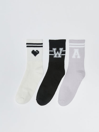 Printed Women's Socks 3 Pack