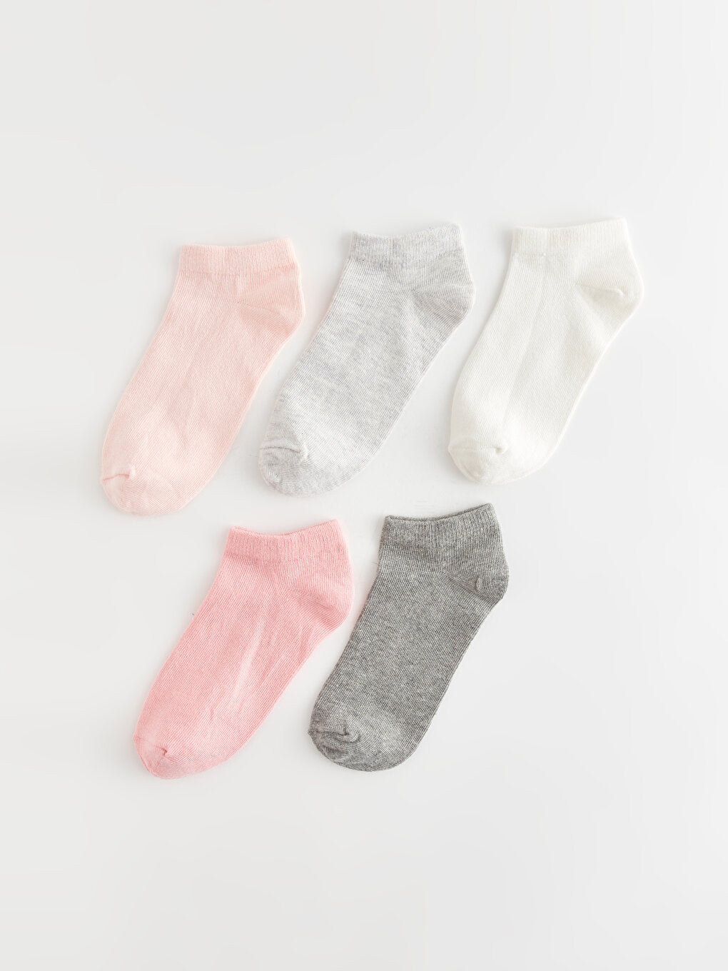 Basic Girl's Booties Socks 5-pack