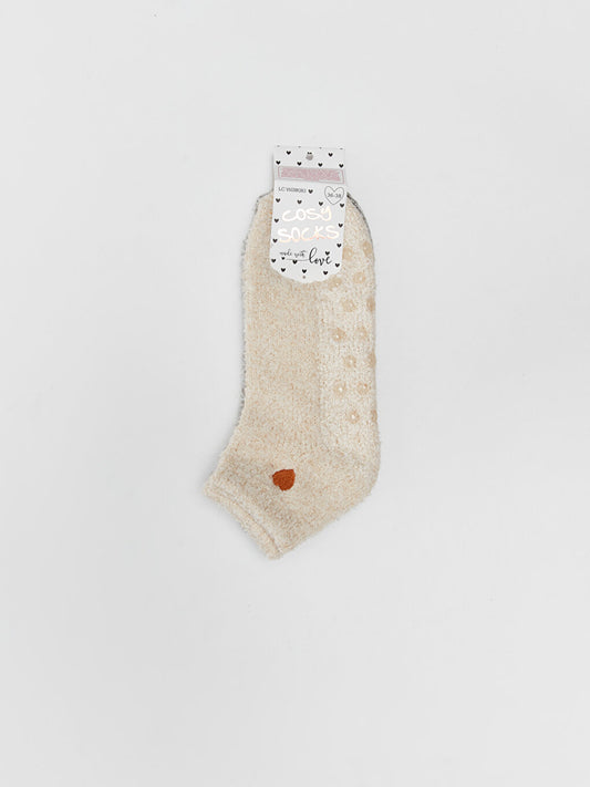 Embroidered Women's Home Socks 2 Pack