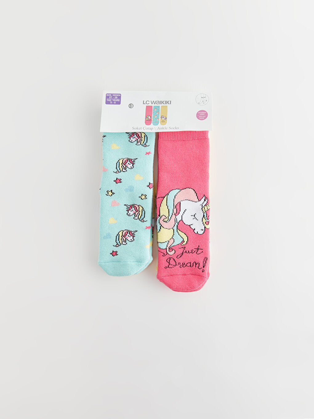 Printed Women's Socks 3 Pack