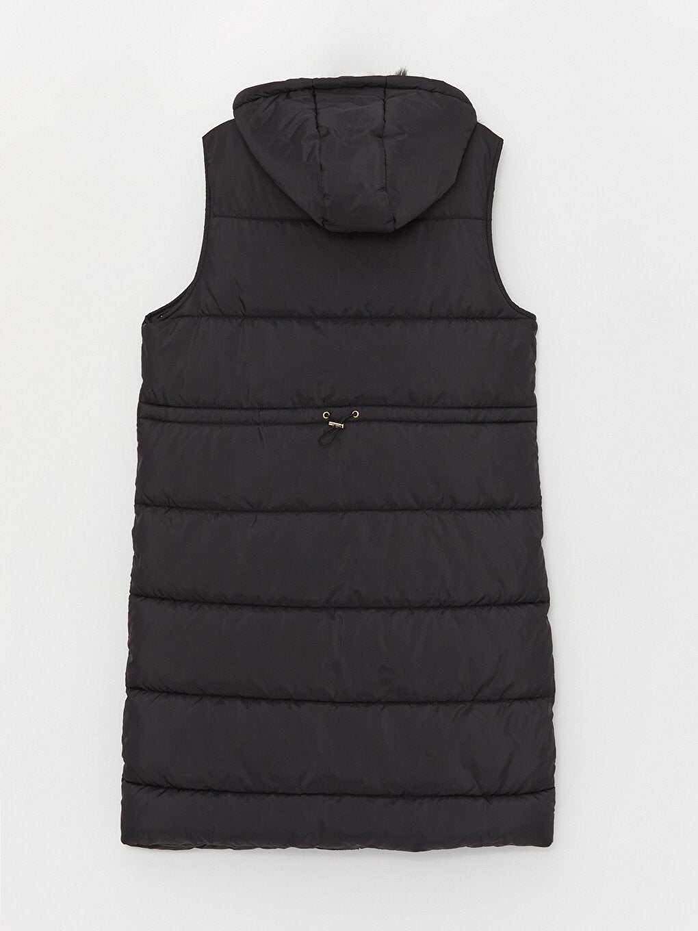 Women's Hooded Plain Puffer Vest