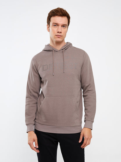 Long Sleeve Printed Men's Hoodie