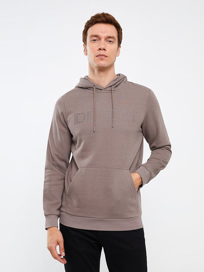 Long Sleeve Printed Men's Hoodie