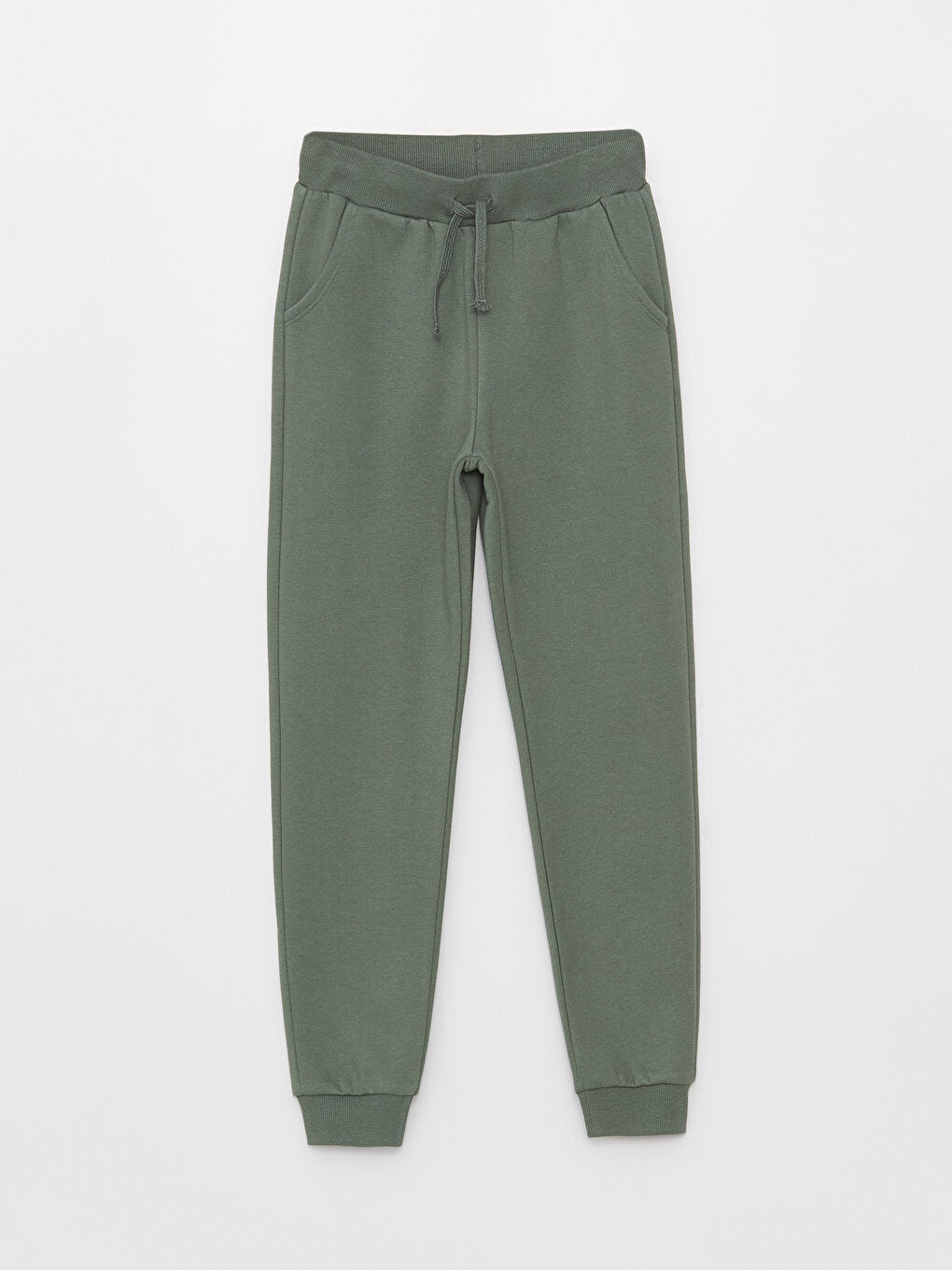 Basic Girl's Jogger Sweatpants with Elastic Waist