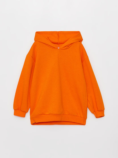 Basic Long Sleeve Girl's Hoodie