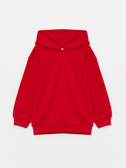 Basic Long Sleeve Girl's Hoodie