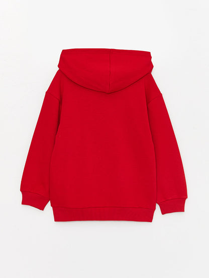 Basic Long Sleeve Girl's Hoodie