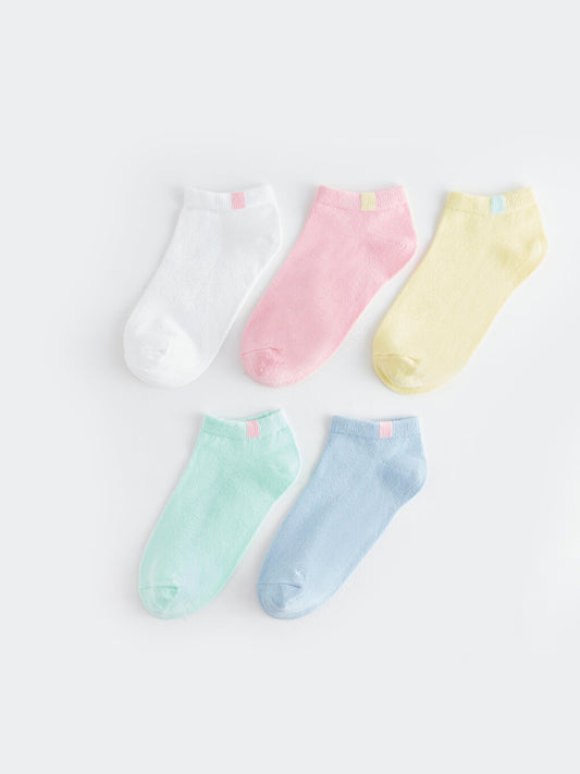 Women's Flat Booties Socks Pack of 5