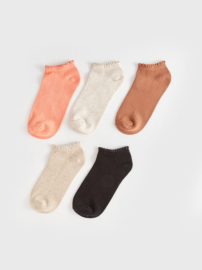 Women's Flat Booties Socks Pack of 5