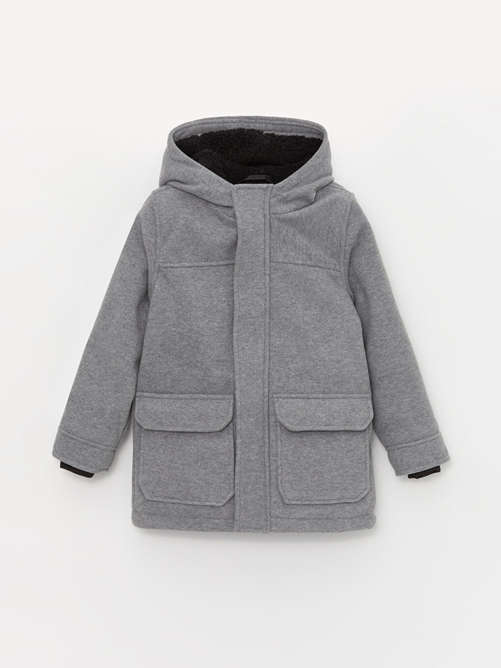 Hooded Boy's Cashmere Coat