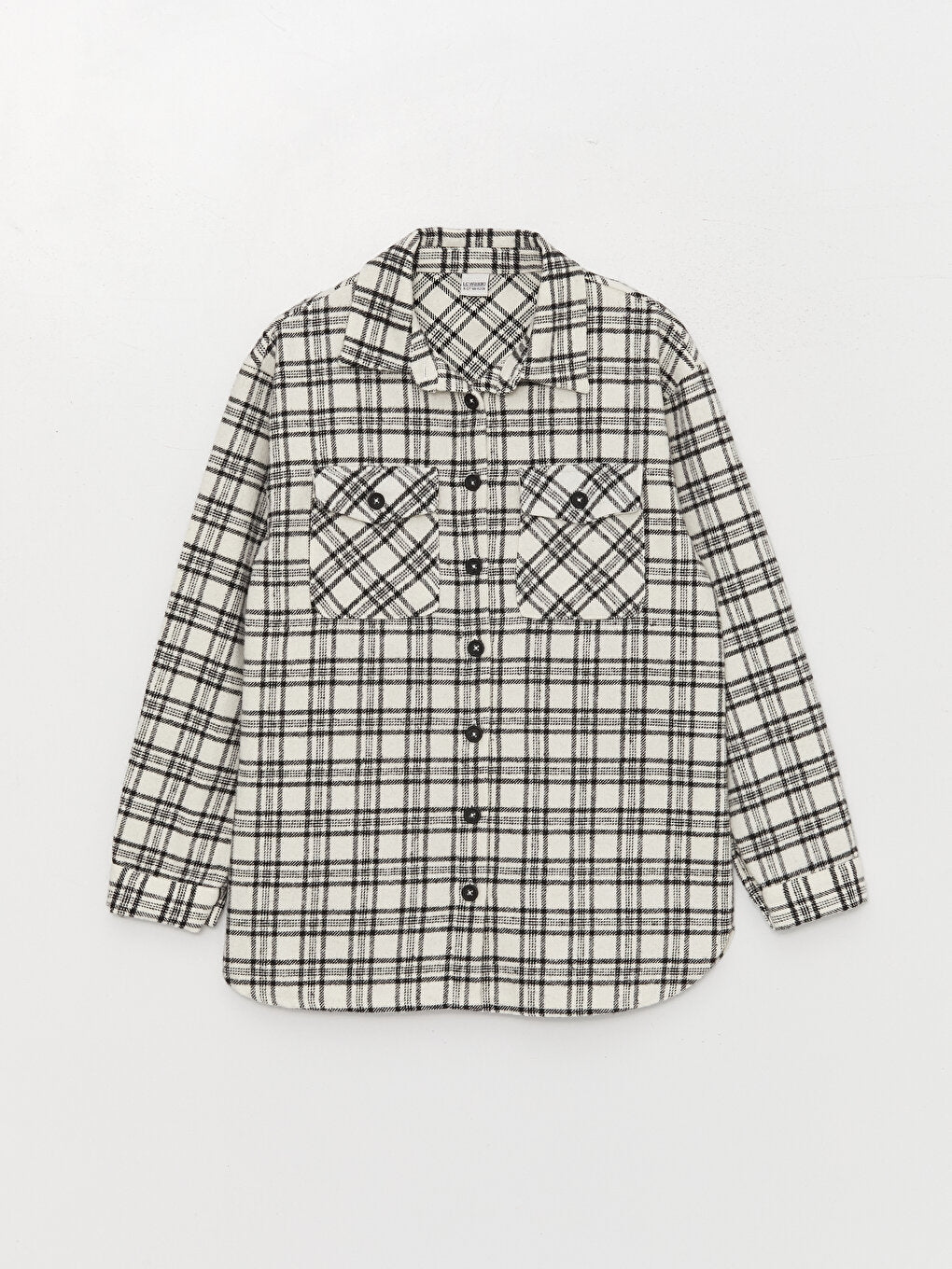 Plaid Long Sleeve Girls' Shirt