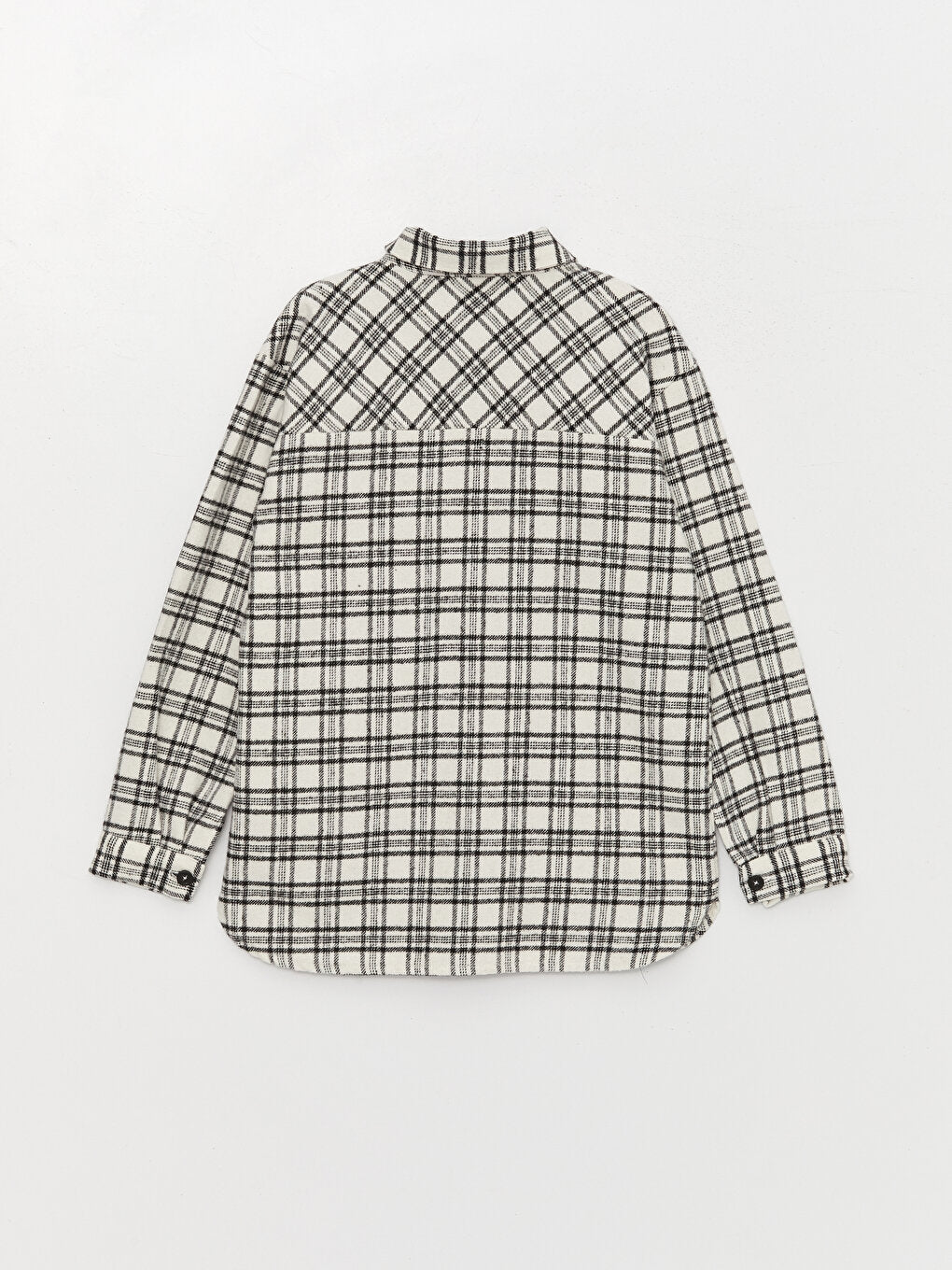 Plaid Long Sleeve Girls' Shirt