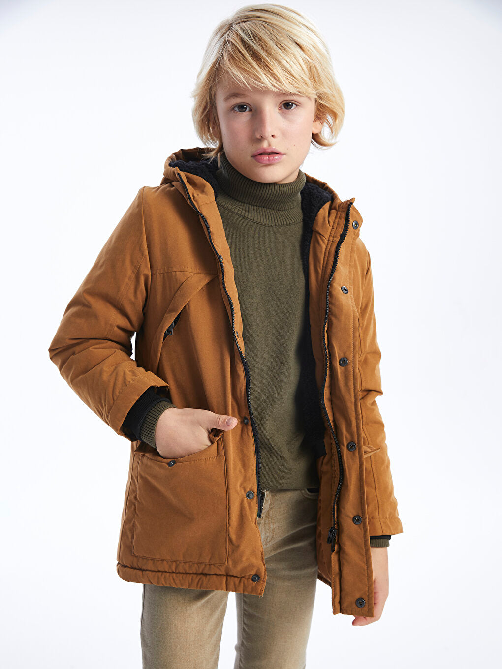 Hooded Boy's Coat