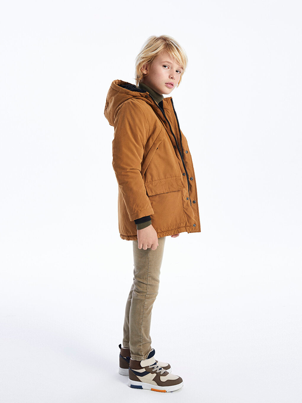 Hooded Boy's Coat