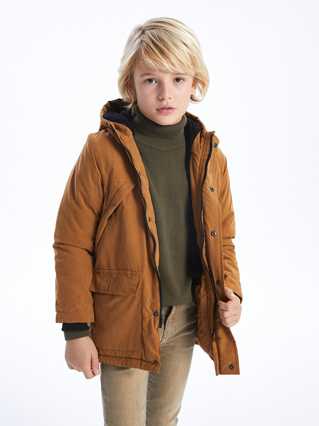 Hooded Boy's Coat