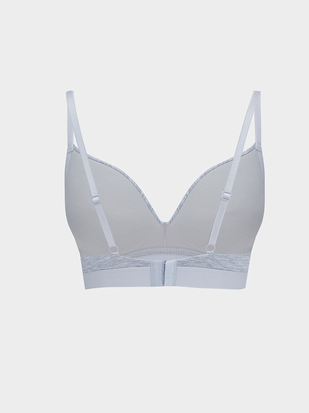 Non-wired, non-padded, plain sports bra