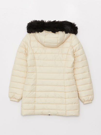 Women's Hooded Plain Puffer Coat