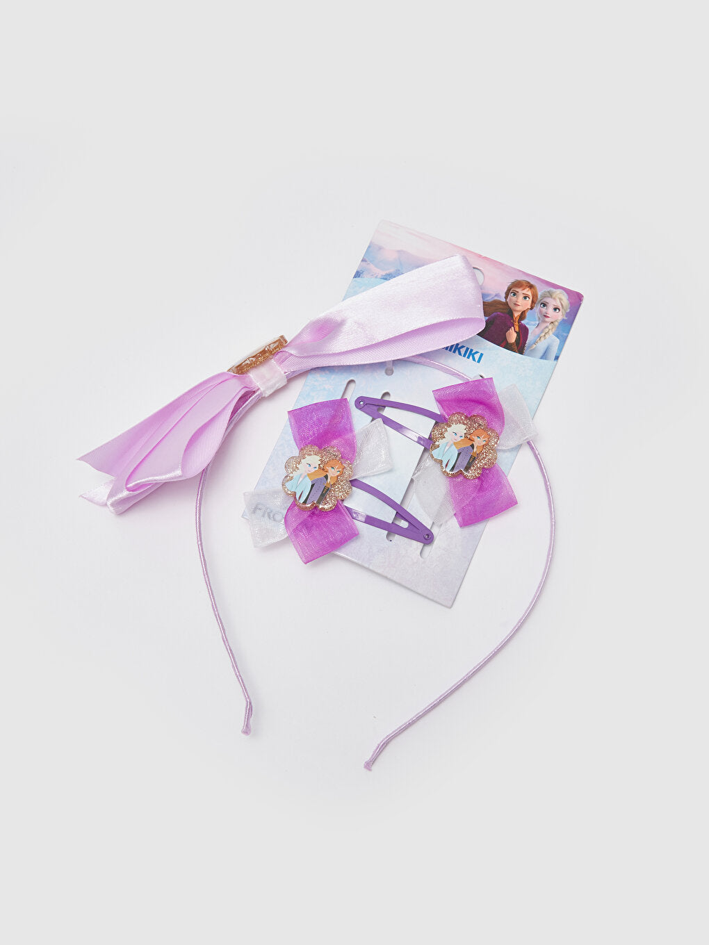 Frozen Printed Girl's Crown and Clip Buckle