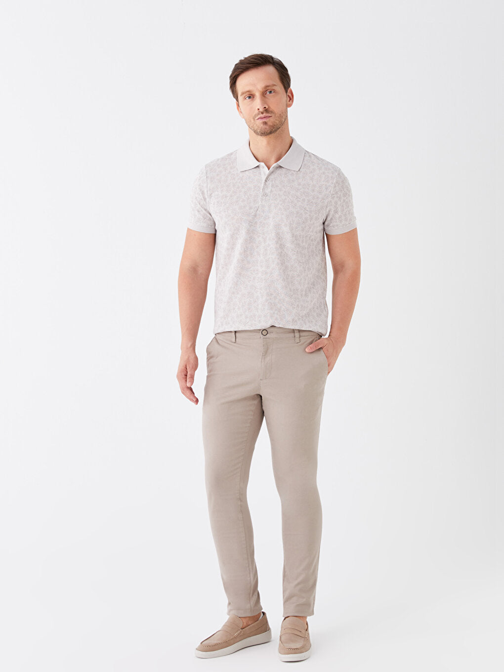 Slim Fit Men's Chino Trousers